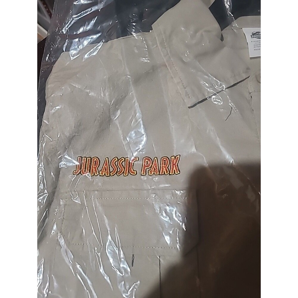 Spirit Halloween Adult Jurassic Park Work Shirt Costume Kit ADULT M [01821644] - Picture 2 of 6